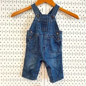 Natalys 100% Cotton Lined Denim Overalls - Baby Boy - 6M / 67cm